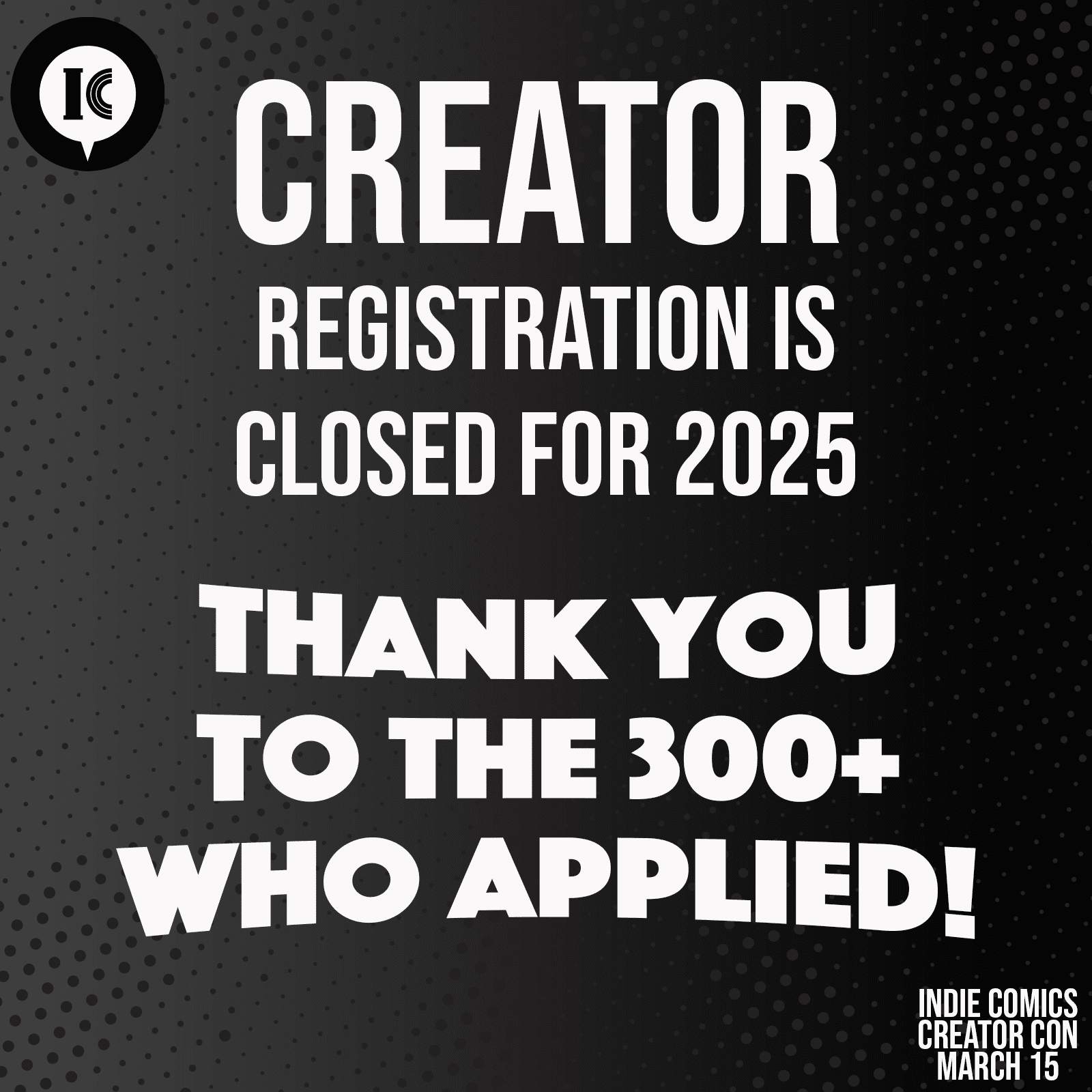 IC3 Registration is closed IC3 Registration